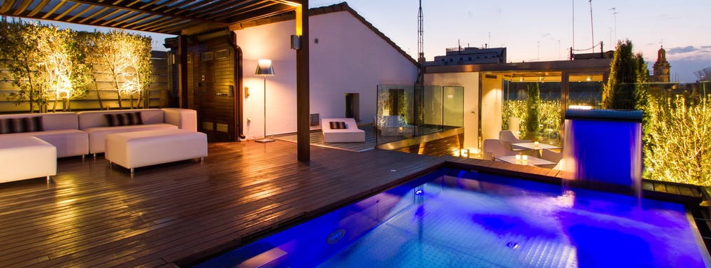 Hotel en Valencia con jacuzzi privado en la terraza