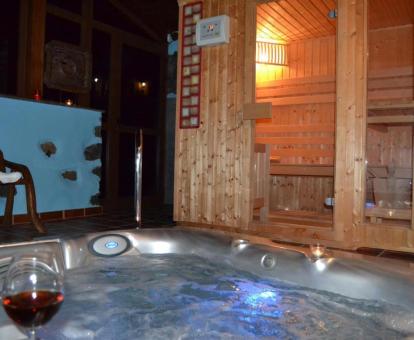 Foto de la zona de spa privada de esta preciosa casa rural.