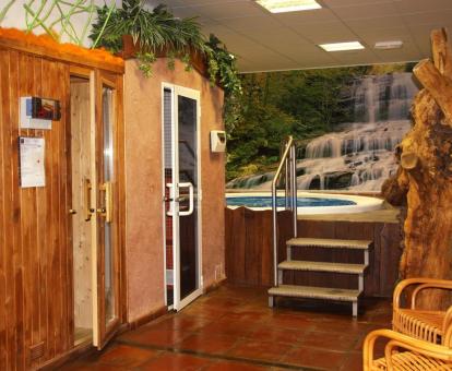 Foto de las instalaciones del centro de bienestar del hotel.