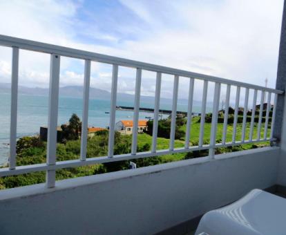 Foto de las vistas al mar desde el balcón de una de las habitaciones.