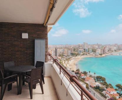 Foto de las instalaciones de este apartamento con vistas al mar.