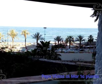 Foto de las vistas al mar de uno de los apartamentos de este establecimiento.