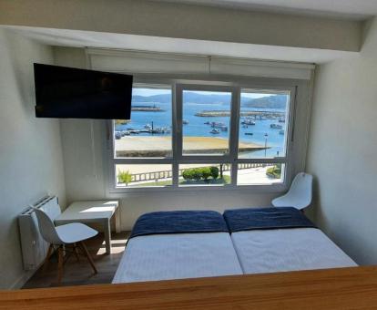 Foto de las vistas al mar desde uno de los apartamentos.