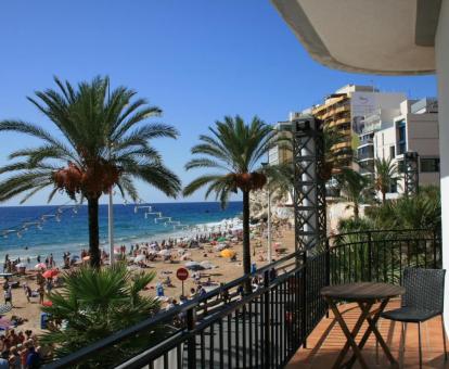 Foto de las instalaciones de este apartamento con vistas al mar.