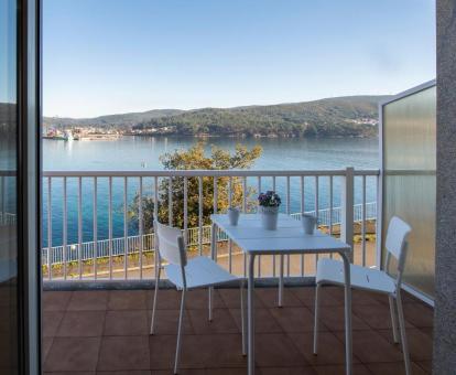Foto de las vistas al mar desde el apartamento.
