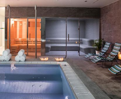 Elegante centro de bienestar de este maravilloso hotel solo para adultos.
