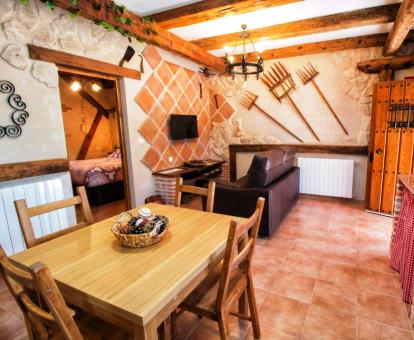 Foto del interior de Casa Carolina, uno de los alojamientos del establecimiento.