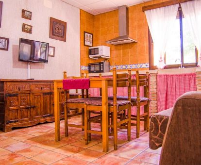 Interior de una de las casas rurales del establecimiento.