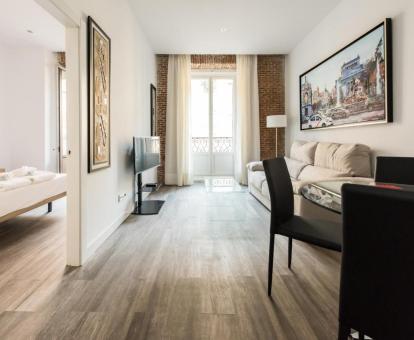 Foto del interior de este amplio y luminoso apartamento.