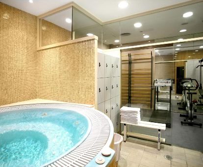 Espacio de bienestar de este acogedor hotel ideal para parejas.