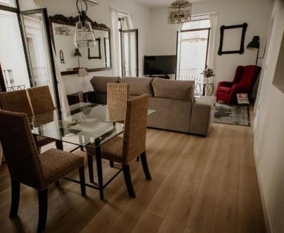 Foto del interior de este acogedor apartamento de dos dormitorios.