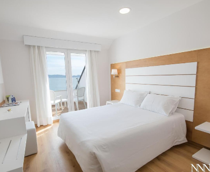 Foto de la habitación doble con vistas al mar