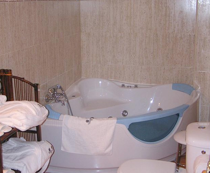 Foto de la bañera de hidromasaje que se encuentra en el Hotel Los Conejos de Mora