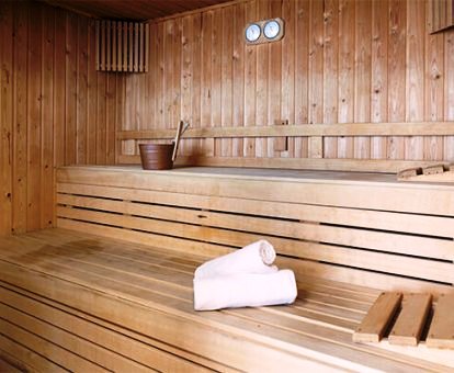 Foto de la sauna del spa.