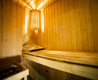Foto de la sauna del spa del hotel.