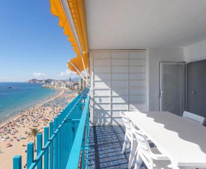 Foto de las instalaciones de este apartamento con vistas al mar.