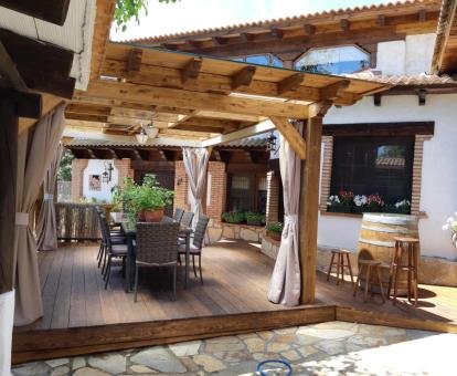 Foto de la zona exterior de esta acogedora casa rural.