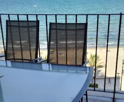 Foto de las instalaciones de este apartamento con vistas al mar.