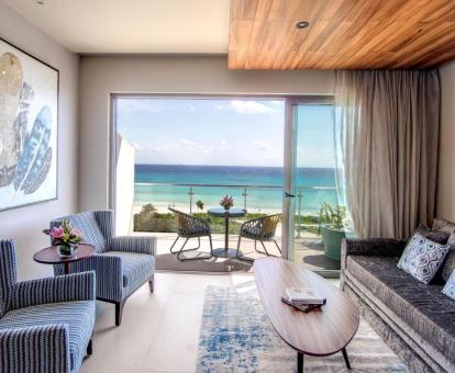 Foto de una de las maravillosas habitaciones con vistas al mar de este hotel todo incluido.