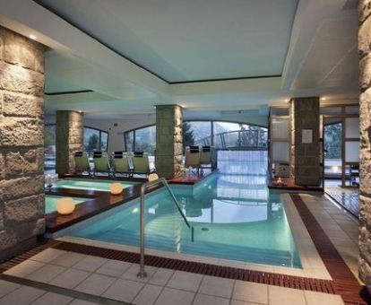 Foto de las hermosas instalaciones del spa del hotel.