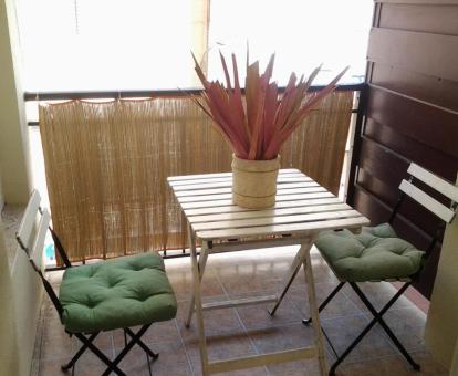 Foto de las instalaciones de este apartamento con vistas al mar.