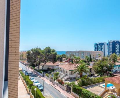 Foto de las instalaciones de este apartamento con vistas al mar.