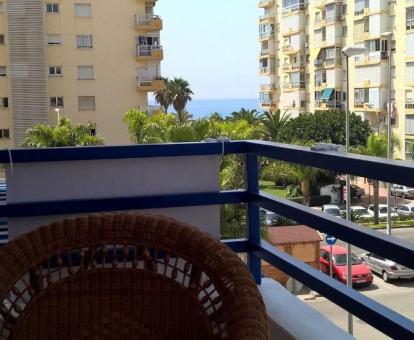 Foto de las instalaciones de este apartamento con vistas al mar.