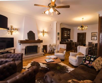 Espacio de uso compartido de este coqueto hotel de estilo tradicional. 