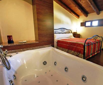 Foto del dormitorio del Dúplex con bañera de hidromasaje.