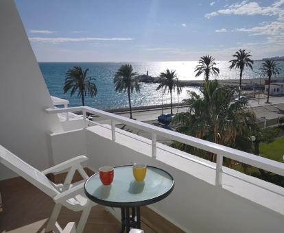 Foto de las instalaciones de este apartamento con vistas al mar.