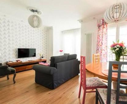 Foto del interior de este coqueto apartamento de dos dormitorios.