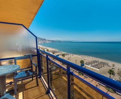 Foto de las instalaciones de este hotel con vistas al mar.